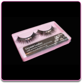 Full Style Swarovski Crystal Lashes Eyelashes False Lashes