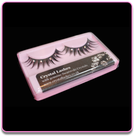 Fringe Style Swarovski Crystal Lashes Eyelashes False Lashes